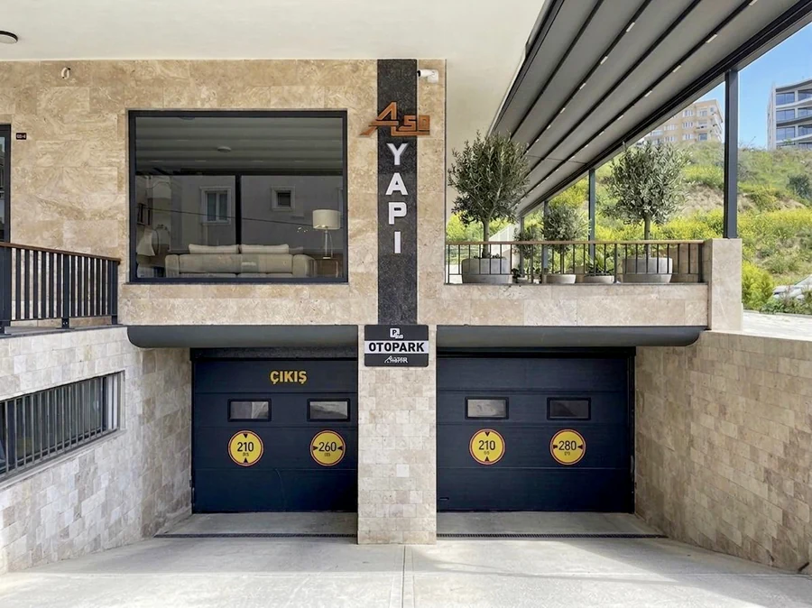 ASO Park — Otopark giriş ve çıkışı