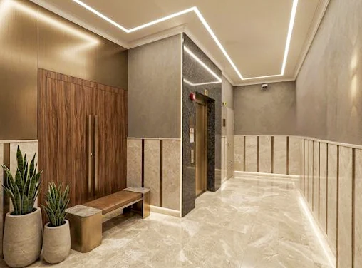 ASO Park — Asansör ve giriş holü